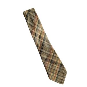 Scottish Wool & Linen Extra Long Plaid Tie
